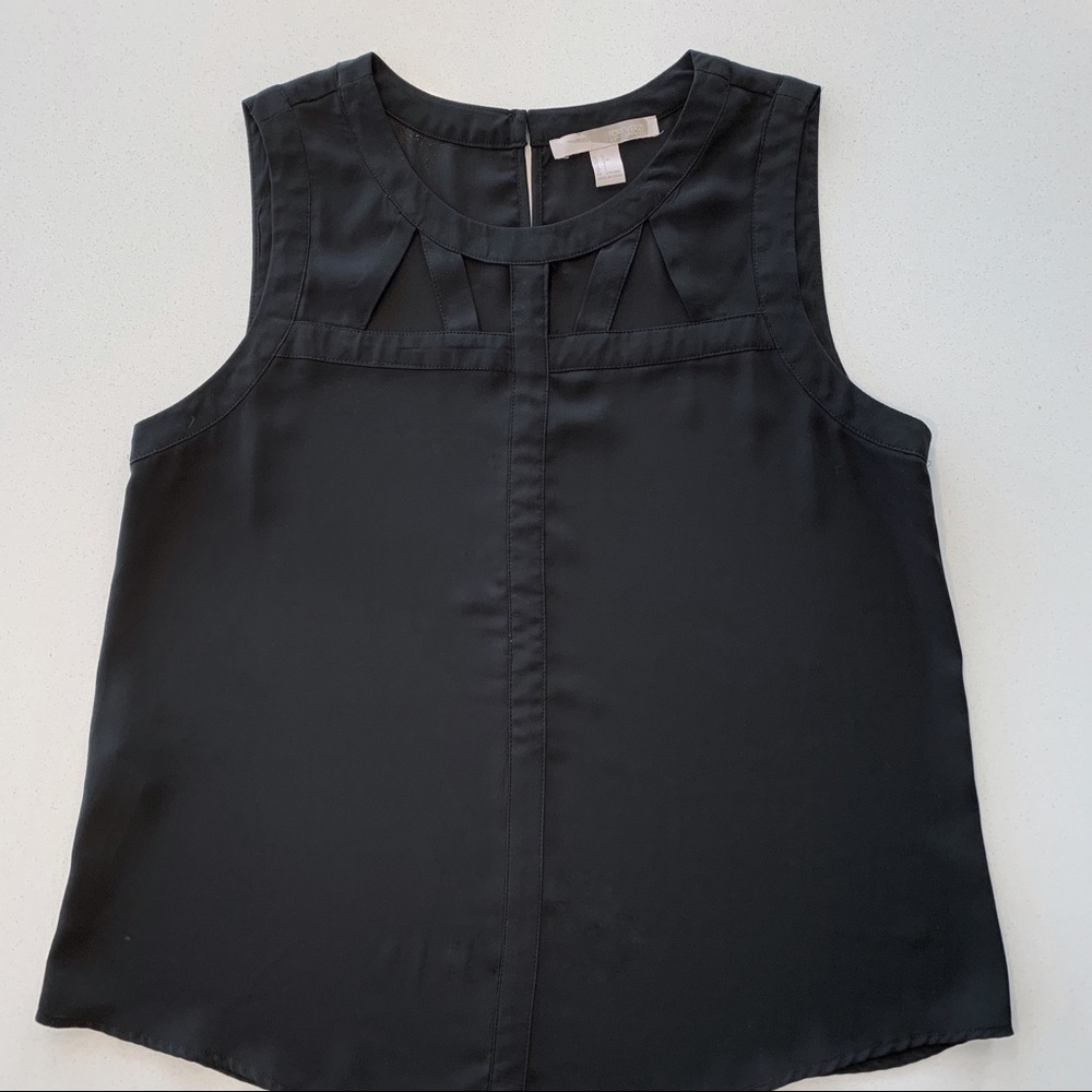 Forever 21 cut-out top, black, L, gently worn!